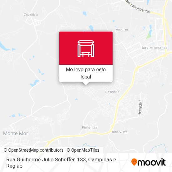 Rua Guilherme Julio Scheffer, 133 mapa