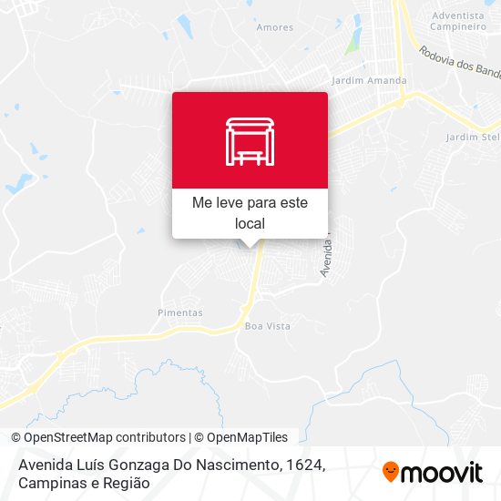 Avenida Luís Gonzaga Do Nascimento, 1624 mapa