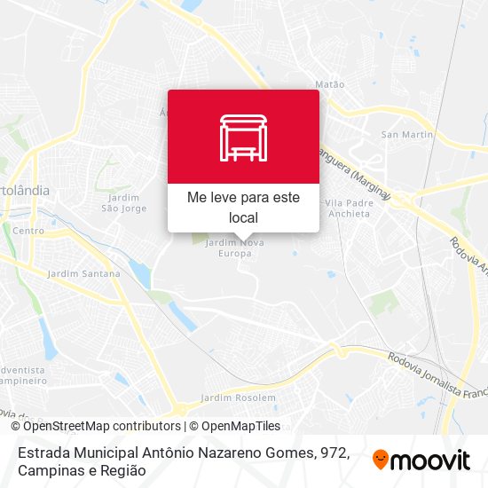 Estrada Municipal Antônio Nazareno Gomes, 972 mapa