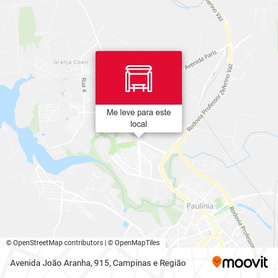 Avenida João Aranha, 915 mapa