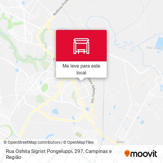 Rua Oshita Sigrist Pongeluppi, 297 mapa