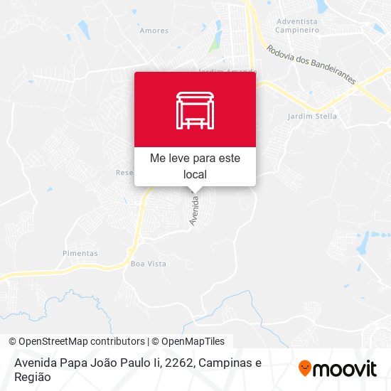 Avenida Papa João Paulo Ii, 2262 mapa