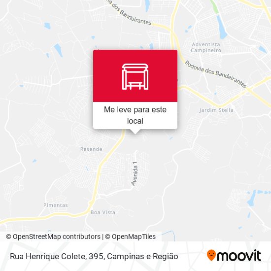 Rua Henrique Colete, 395 mapa