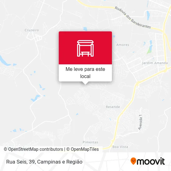 Rua Seis, 39 mapa