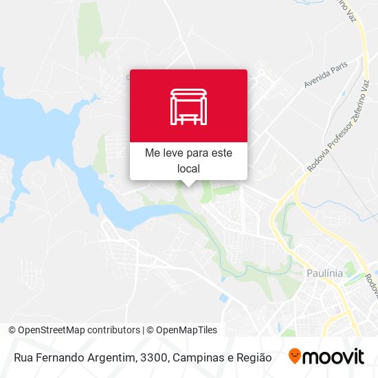 Rua Fernando Argentim, 3300 mapa