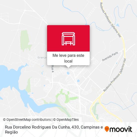 Rua Dorcelino Rodrigues Da Cunha, 430 mapa