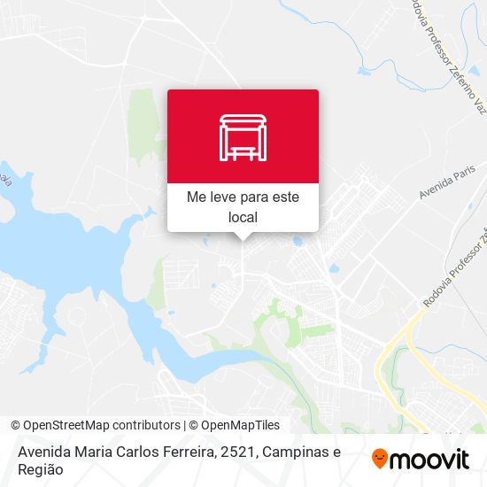 Avenida Maria Carlos Ferreira, 2521 mapa