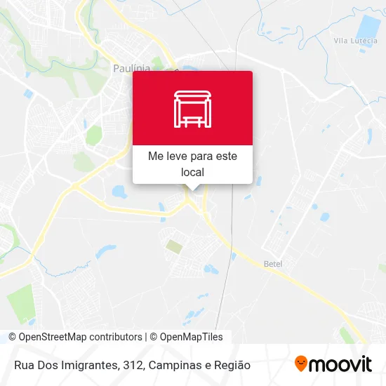 Rua Dos Imigrantes, 312 mapa