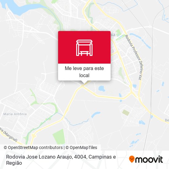 Rodovia Jose Lozano Araujo, 4004 mapa