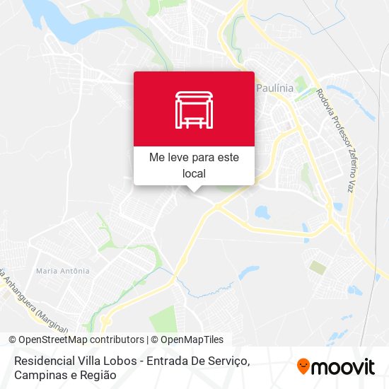 Residencial Villa Lobos - Entrada De Serviço mapa