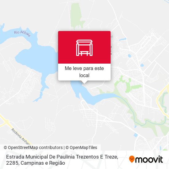 Estrada Municipal De Paulínia Trezentos E Treze, 2285 mapa