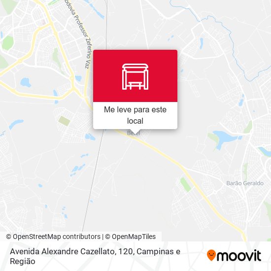 Avenida Alexandre Cazellato, 120 mapa