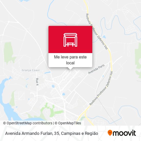Avenida Armando Furlan, 35 mapa