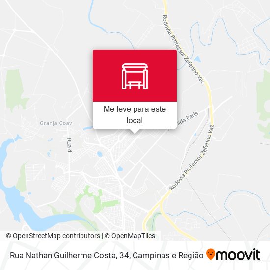 Rua Nathan Guilherme Costa, 34 mapa
