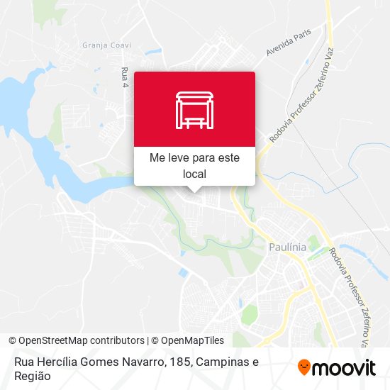 Rua Hercília Gomes Navarro, 185 mapa