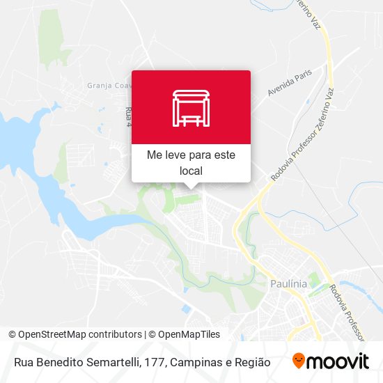 Rua Benedito Semartelli, 177 mapa