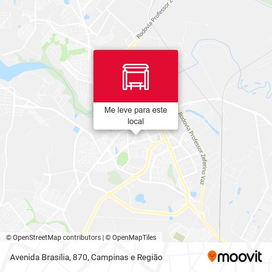 Avenida Brasília, 870 mapa
