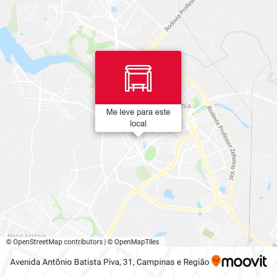 Avenida Antõnio Batista Piva, 31 mapa