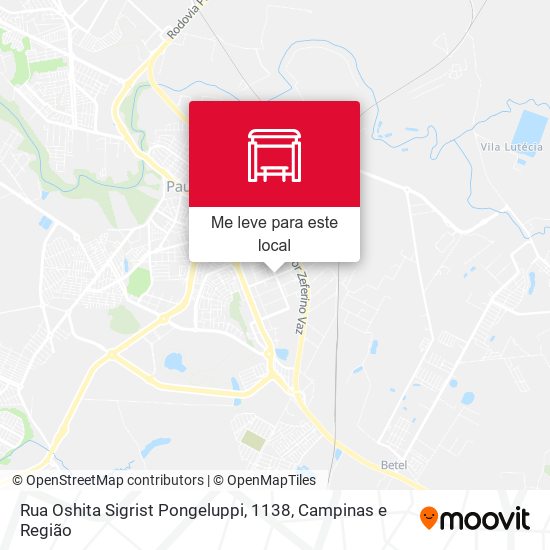 Rua Oshita Sigrist Pongeluppi, 1138 mapa