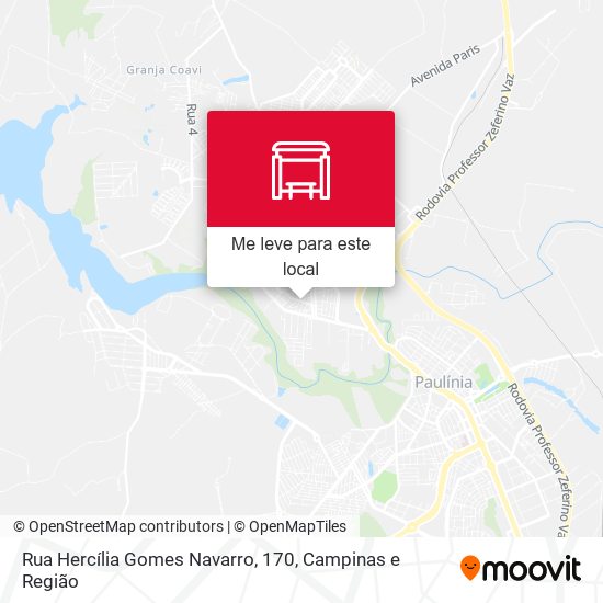 Rua Hercília Gomes Navarro, 170 mapa