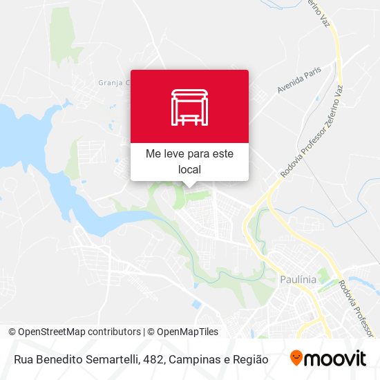Rua Benedito Semartelli, 482 mapa