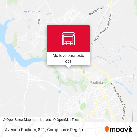 Avenida Paulista, 821 mapa