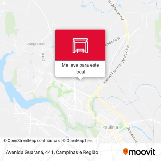 Avenida Guaraná, 441 mapa