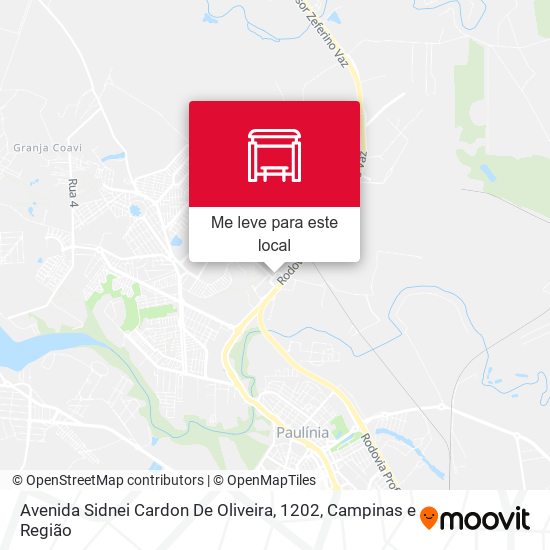 Avenida Sidnei Cardon De Oliveira, 1202 mapa