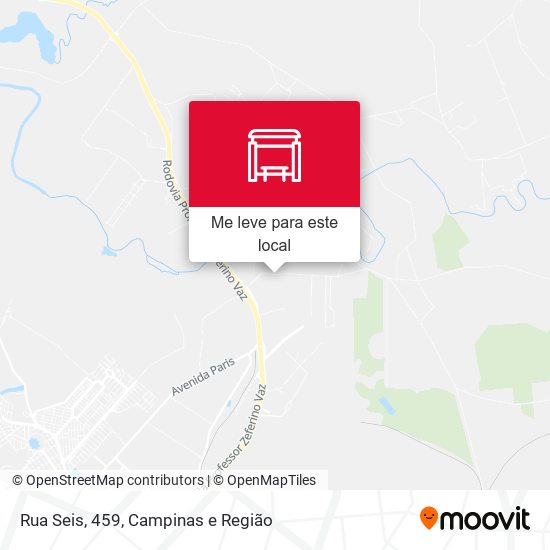 Rua Seis, 459 mapa