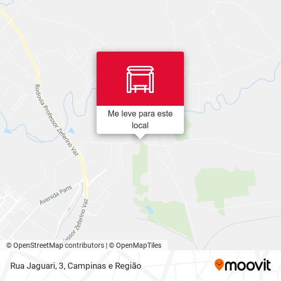 Rua Jaguari, 3 mapa