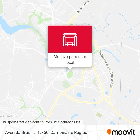 Avenida Brasília, 1.760 mapa