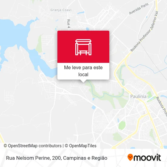Rua Nelsom Perine, 200 mapa