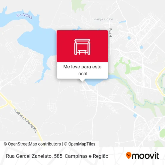 Rua Gercei Zanelato, 585 mapa