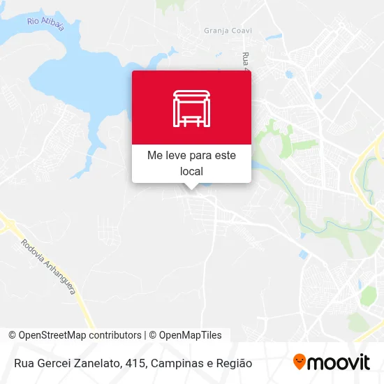 Rua Gercei Zanelato, 415 mapa