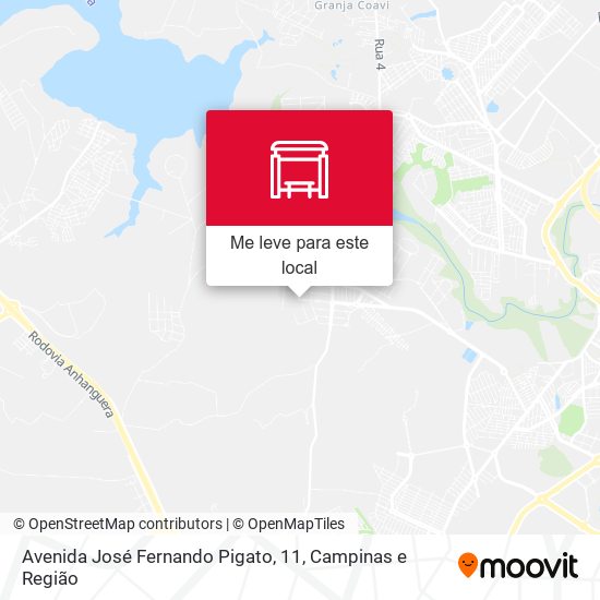 Avenida José Fernando Pigato, 11 mapa