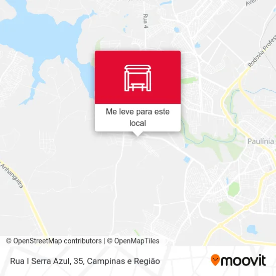 Rua I Serra Azul, 35 mapa