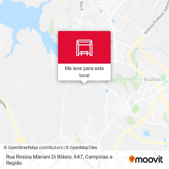 Rua Rosina Mariani Di Blásio, 647 mapa