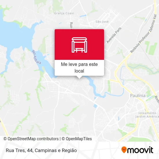 Rua Tres, 44 mapa