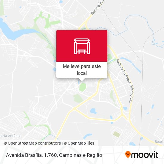 Avenida Brasília, 1.760 mapa