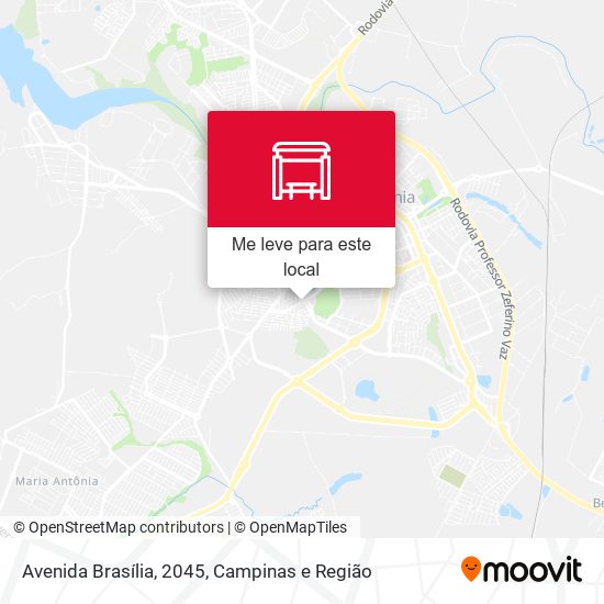 Avenida Brasília, 2045 mapa
