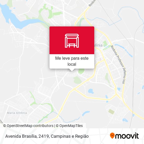 Avenida Brasília, 2419 mapa