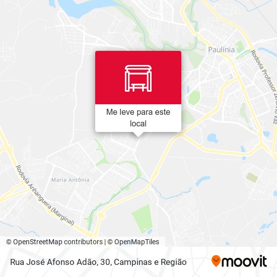 Rua José Afonso Adão, 30 mapa