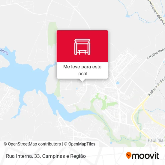 Rua Interna, 33 mapa