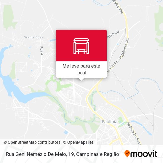 Rua Geni Nemézio De Melo, 19 mapa