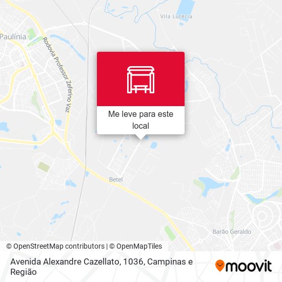Avenida Alexandre Cazellato, 1036 mapa