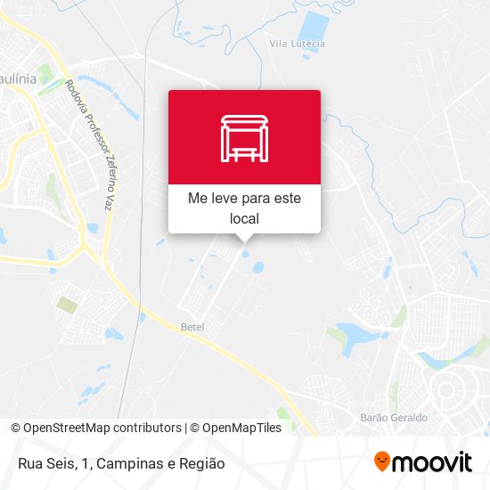Rua Seis, 1 mapa