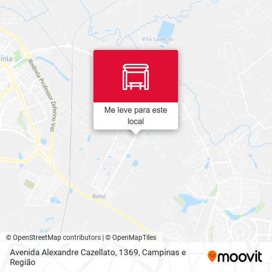 Avenida Alexandre Cazellato, 1369 mapa