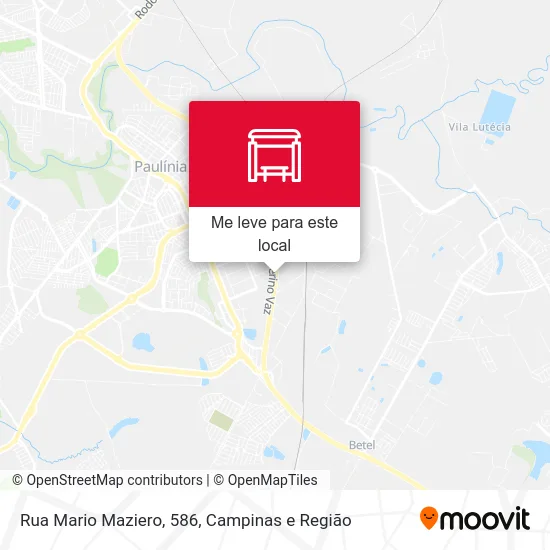 Rua Mario Maziero, 586 mapa