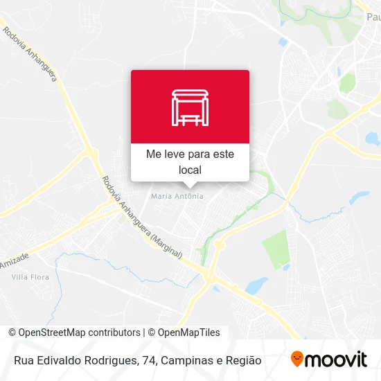 Rua Edivaldo Rodrigues, 74 mapa