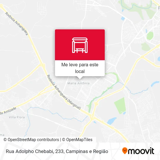 Rua Adolpho Chebabi, 233 mapa